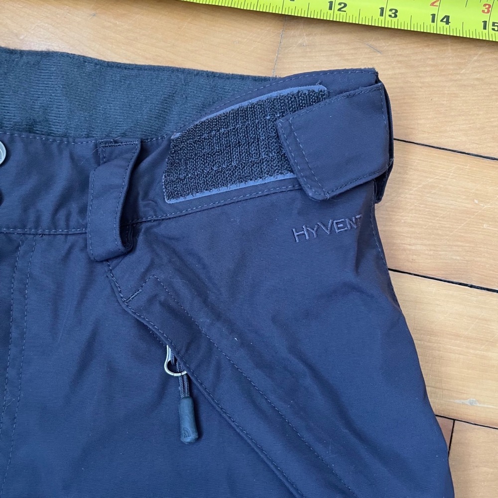The North Face Mens HyVent Insulated Ski Snow Pants Black Small S/P 30x30 - Picture 3 of 7